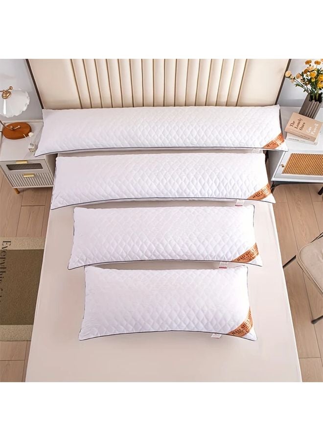 Grey Body Pillow 18 9x59 06 Inch Hypoallergenic All Season Neck Support Machine Washable - Image 5